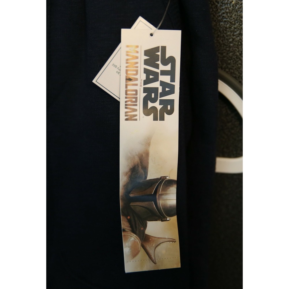 Disney Starwars The Mandalorian The Child, Womens Sleepwear Jogger, XS, Navy Blu - Picture 3 of 5